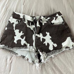 Cow print shorts - SIZE M